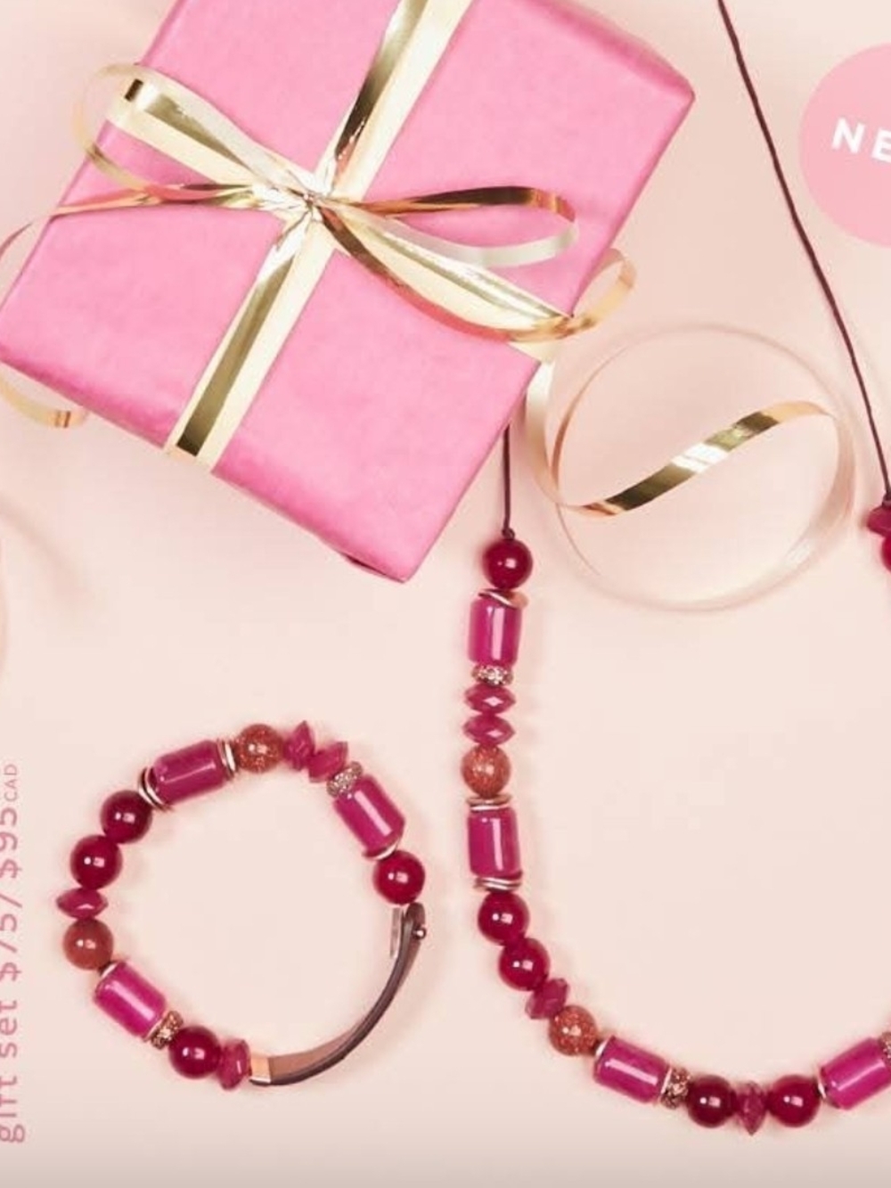 Keep Collective 'Confidence' Storybeads Fashion Jewelry Necklace &Bracelet Set